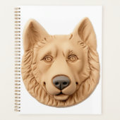 Belgian Shepherd Dog 3D geïnspireerd Planner (Voorkant)