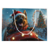 Belgian Shepherd Dog Roller Onderzetter Kerst Groot Cadeauzakje (Achterkant)