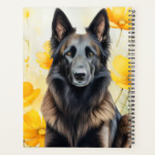Belgian Tervuren Dog Lover and Poppies (Dos)