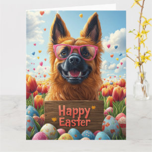 Belgian Tervuren Easter Eggs Kaart