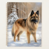 Belgian Tervuren Qu'il neige Noël (Devant)
