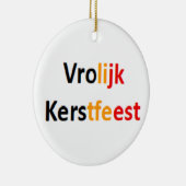 belgian vrolijk kerstfeest Ornament (Rechts)