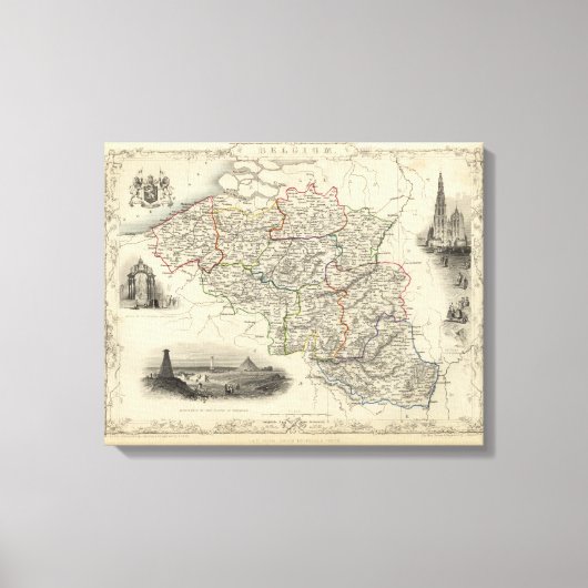België 3 canvas afdruk (Voorkant)