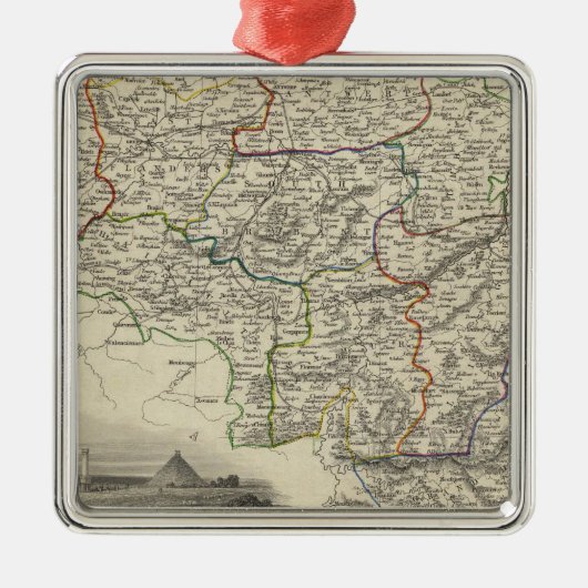 België 3 metalen ornament (Voorkant)