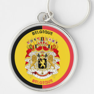 België (Belgique) Erfgoedembleem Sleutelhanger