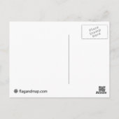 België Briefkaart vlag (Achterkant)