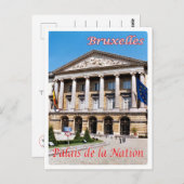 België - Brussel - Palais de la Nation - Briefkaart (Voorkant / Achterkant)