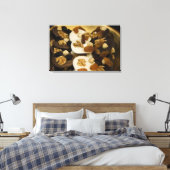 België, Brussel Wereldberoemd België Canvas Afdruk (Insitu (Slaapkamer))