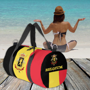 België duffel, Belgische vlag fitness / sport Plunjezak
