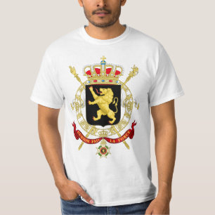 België Emblem Coat of Arms - Armoiries Belgique T-shirt