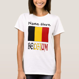 België en Belgische Vlag Persoonlijk T-shirt