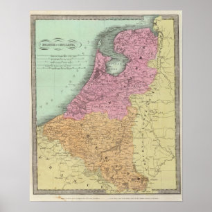België en Nederland Poster