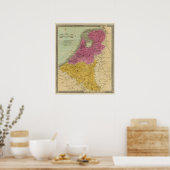 België en Nederland Poster (Keuken)