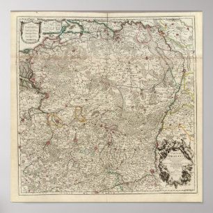 België en Nederland Poster