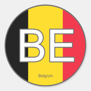 België Euro Sticker