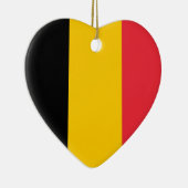 België Flag Heart Ornament (Rechts)