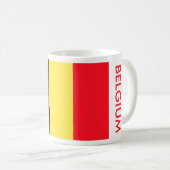 BELGIË FLAG KOFFIEMOK (Voorkant rechts)