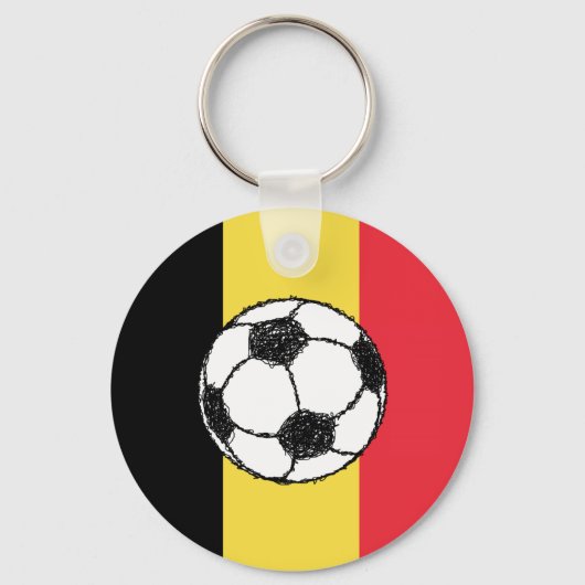 België Football Sleutelhanger (Voorkant)