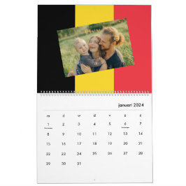 België | Fotokalender |  Belgische Vlag 2024 Kalender