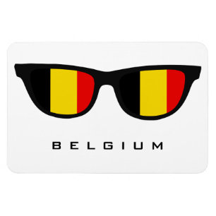 België heeft aangepaste tekst en kleurenmagneet i magneet