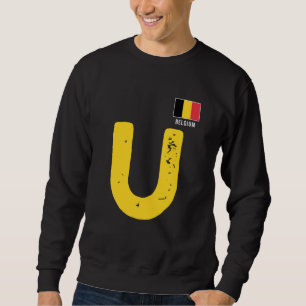 België Human-Flag Letter U Group Matching Belgium Trui
