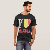 België Ik hou van België T-shirt (Voorkant volledig)
