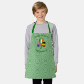 België Irish USA Flags Shamrock Personalized Kinde Schort (Gedragen)