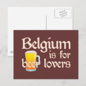 België is voor Beer Lovers Briefkaart (Voorkant / Achterkant)