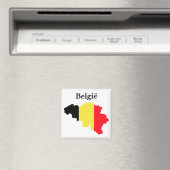België Kaartvlag (Nederlands) Magneet (Insitu (Vaatwasser))