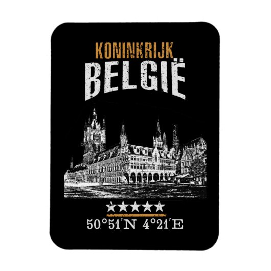België Magneet (Verticaal)