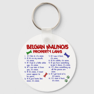 BELGIË MALINOIS PL2 SLEUTELHANGER