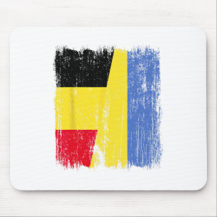België Oekraïne Half Vlag Belgische Oekraïense Erf Muismat
