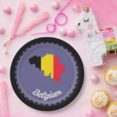 België Papieren Bordje (Feest)