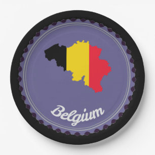 België Papieren Bordje