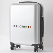 België patriot design sticker (Koffer)