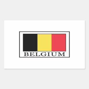 België Rechthoekige Sticker