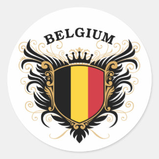 België Ronde Sticker