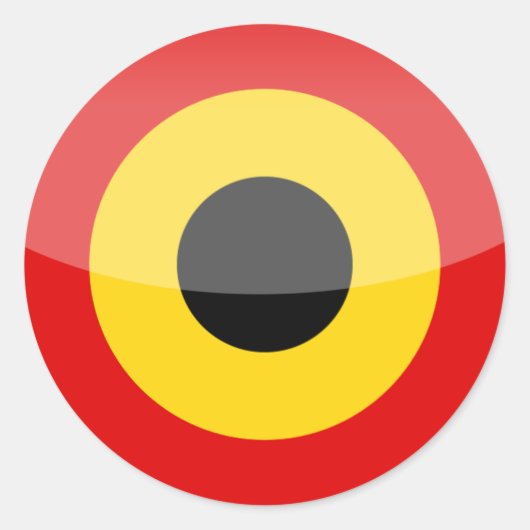 België Ronde Sticker (Voorkant)