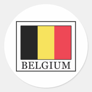 België Ronde Sticker