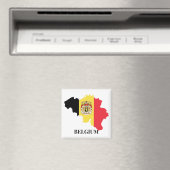 België Silhouet, vlag, Magneet (Insitu (Vaatwasser))