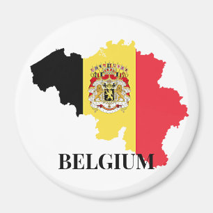 België Silhouet, vlag, Magneet
