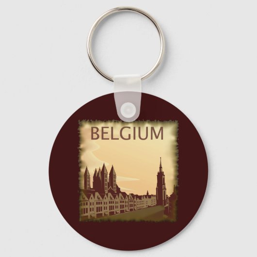  België Sleutelhanger (Voorkant)