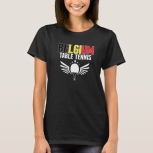 België Tennis Belgische pingpong Team Suppo T-shirt