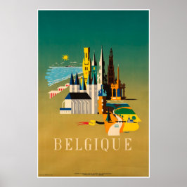 België, Travel Poster