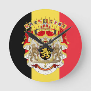 België vlag & COA Ronde Klok