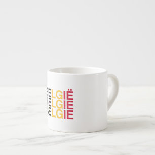 BELGIË Vlag Espresso Kop