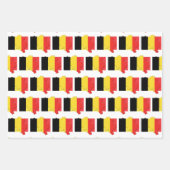 BELGIË Vlag Inpakpapier Vel (Voorkant)