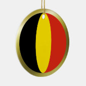 België vlag keramisch ornament (Rechts)