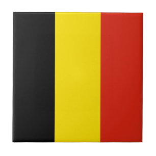 België Vlag Keramische Tegel Tegeltje