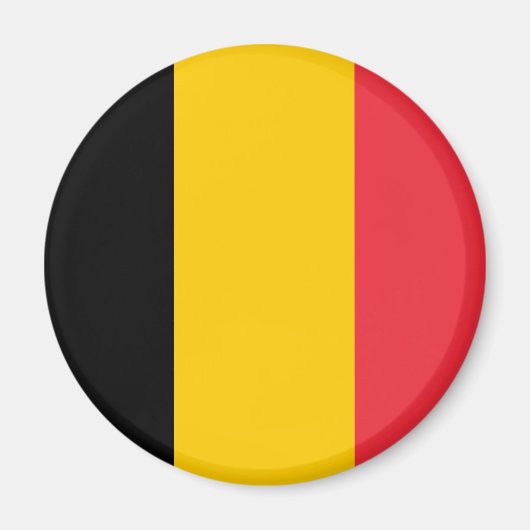 België vlag Magnet Magneet (Voorkant)